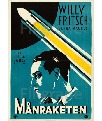 MANRAKETEN FILM Rylv-POSTER/REPRODUCTION d1 AFFICHE VINTAGE Les magasins à Paris et en Île-de-France