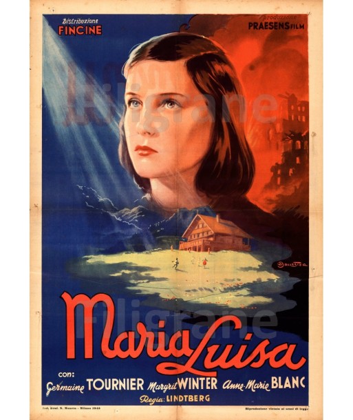 MARIA LUISA FILM Rqyo-POSTER/REPRODUCTION d1 AFFICHE VINTAGE store