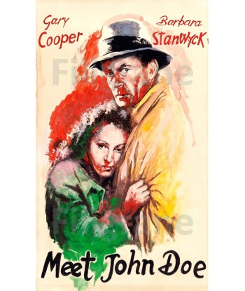 MEET JOHN DOE FILM Rtoh-POSTER/REPRODUCTION d1 AFFICHE VINTAGE En savoir plus