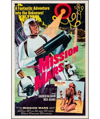 MISSION MARS FILM Rlvn-POSTER/REPRODUCTION d1 AFFICHE VINTAGE Venez acheter