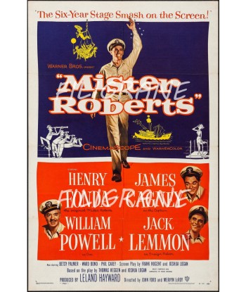 MISTER ROBERTS FILM Raqu-POSTER/REPRODUCTION d1 AFFICHE VINTAGE Faites des économies