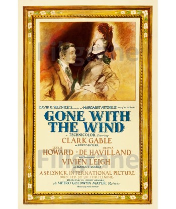 GONE WHITH the WIND FILM Rlxp-POSTER/REPRODUCTION d1 AFFICHE VINTAGE est présent 