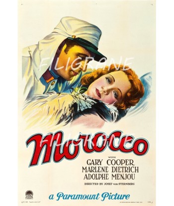 MOROCCO FILM Rarz-POSTER/REPRODUCTION d1 AFFICHE VINTAGE Comparez plus de prix