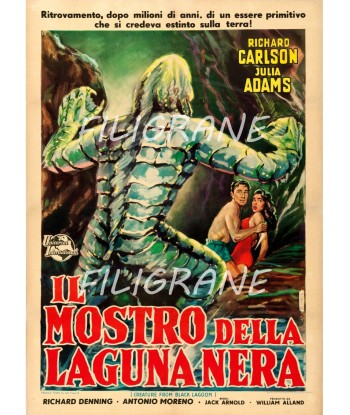 FILM MOSTRO della LAGUNA NERA Rwfp-POSTER/REPRODUCTION d1 AFFICHE VINTAGE solde