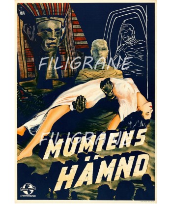 MUMIENS HÄMND FILM Rgjj-POSTER/REPRODUCTION d1 AFFICHE VINTAGE Amélioration de cerveau avec