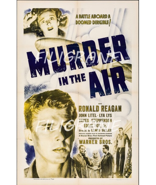 MURDER in the AIR FILM Rfdm-POSTER/REPRODUCTION d1 AFFICHE VINTAGE offre 