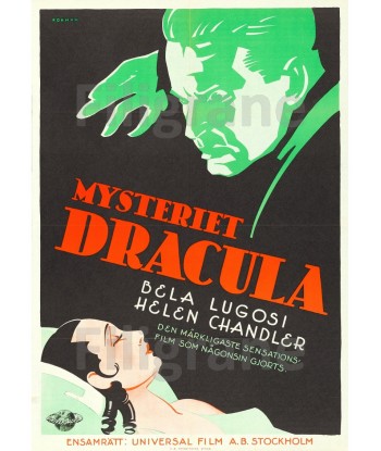 MYSTERIET DRACULA FILM Rpbr-POSTER/REPRODUCTION d1 AFFICHE VINTAGE de pas cher