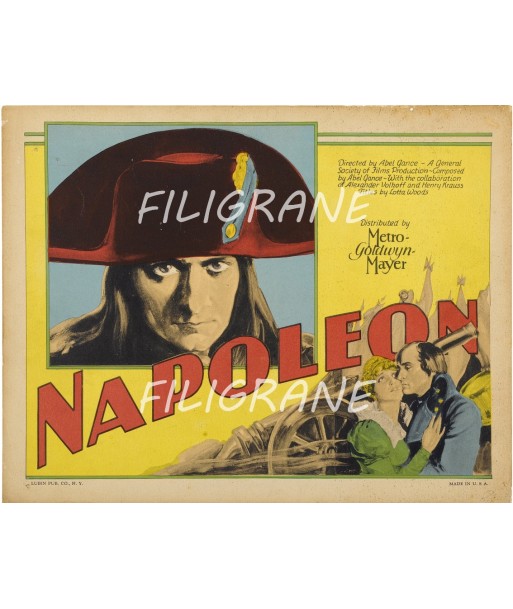 NAPOLEON FILM Rgkv-POSTER/REPRODUCTION d1 AFFICHE VINTAGE commande en ligne