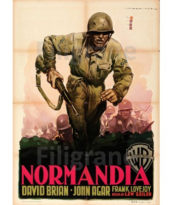 NORMANDIA FILM Rpvj-POSTER/REPRODUCTION d1 AFFICHE VINTAGE Les magasins à Paris