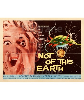 NOT of this EARTH FILM Rfoi-POSTER/REPRODUCTION d1 AFFICHE VINTAGE de France