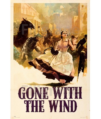 GONE WITH the WIND FILM Rnpk-POSTER/REPRODUCTION d1 AFFICHE VINTAGE Faites des économies