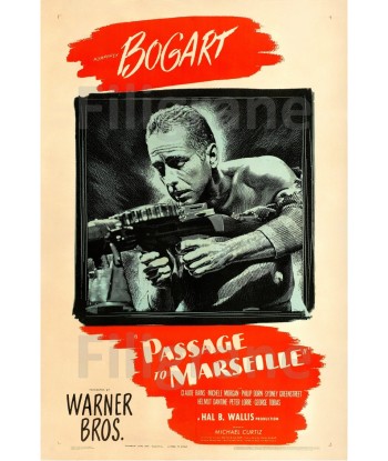 PASSAGE to MARSEILLE FILM Rkcx-POSTER/REPRODUCTION d1 AFFICHE VINTAGE en linge