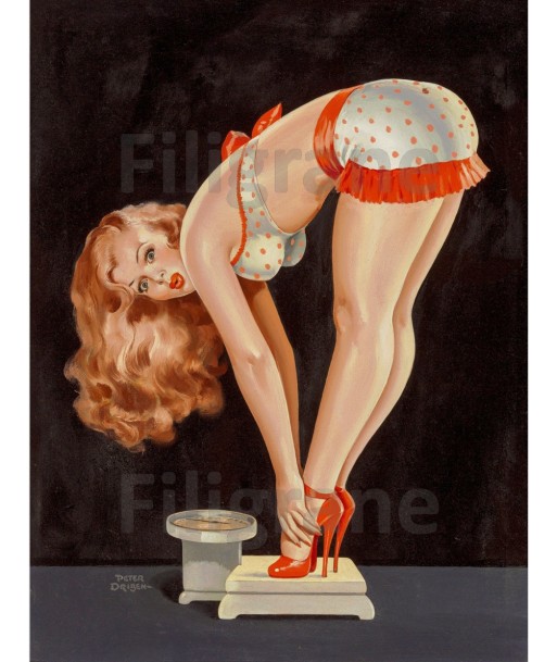 PIN UP Rnqj-POSTER/REPRODUCTION d1 AFFICHE VINTAGE livraison et retour toujours gratuits