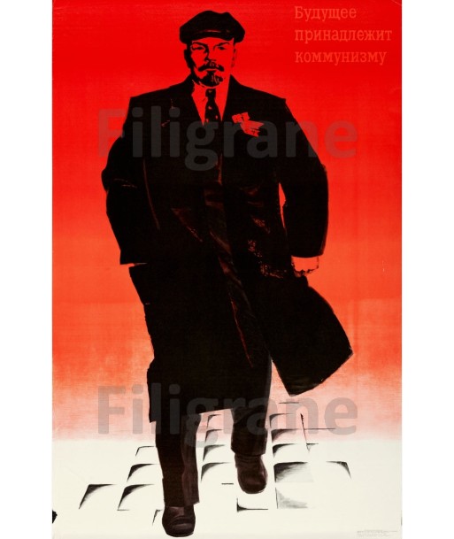 PROPAGANDE URSS LéNINE Rxza-POSTER/REPRODUCTION d1 AFFICHE VINTAGE 2024