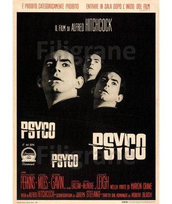 PSYCO FILM Rihc-POSTER/REPRODUCTION d1 AFFICHE VINTAGE Livraison rapide