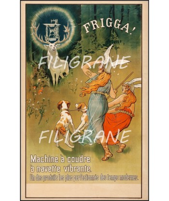 PUB FRIGGA MACHINE A COUDRE Rqcj-POSTER/REPRODUCTION d1 AFFICHE VINTAGE en stock