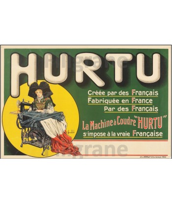 PUB HURTU MACHINE a COUDRE Rzzb-POSTER/REPRODUCTION d1 AFFICHE VINTAGE vente chaude votre 