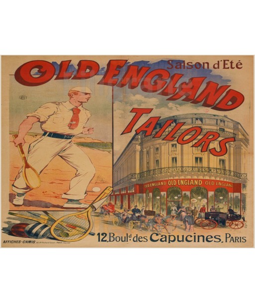 PUB OLD ENGLAND TAILORS Rsij-POSTER/REPRODUCTION d1 AFFICHE VINTAGE votre restaurant rapide dans 