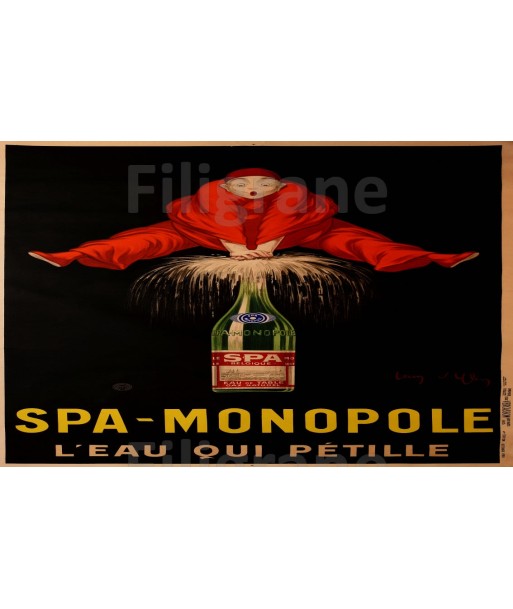 PUB SPA MONOPOLE EAU Rwhz-POSTER/REPRODUCTION d1 AFFICHE VINTAGE Amélioration de cerveau avec