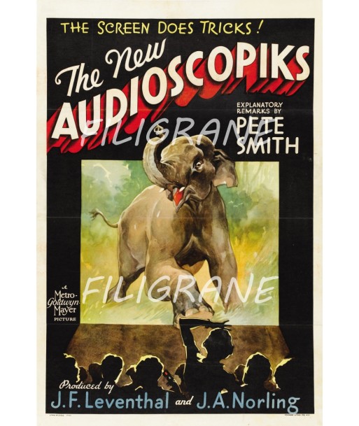 PUB THE NEW AUDIOSCOPIKS Rmon-POSTER/REPRODUCTION d1 AFFICHE VINTAGE une grave pollution 