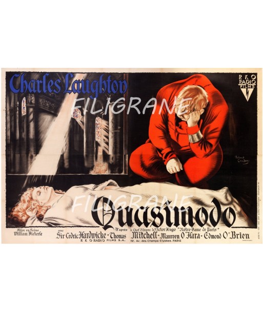 QUASIMODO FILM Rmeh-POSTER/REPRODUCTION d1 AFFICHE VINTAGE Toutes les collections ici