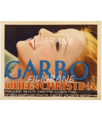 QUEEN CHRISTINA FILM Rjgg-POSTER/REPRODUCTION d1 AFFICHE VINTAGE des créatures d'habitude