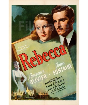 REBECCA FILM Ramw-POSTER/REPRODUCTION d1 AFFICHE VINTAGE 50% de réduction en Octobre 2024