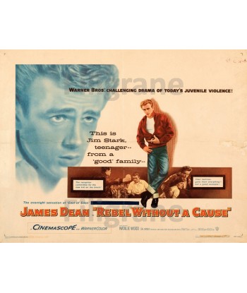 REBEL WITHOUT a CAUSE FILM Rgrn-POSTER/REPRODUCTION d1 AFFICHE VINTAGE Le MVP de beaucoup