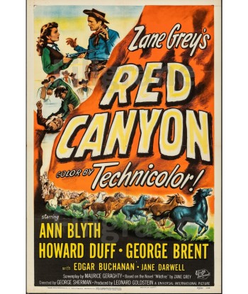 RED CANYON FILM Rvlb-POSTER/REPRODUCTION d1 AFFICHE VINTAGE en ligne