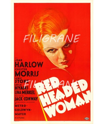 RED HEADED WOMAN FILM Rwso-POSTER/REPRODUCTION d1 AFFICHE VINTAGE acheter