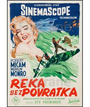 REKA bez POVRATKA FILM Rrwu-POSTER/REPRODUCTION d1 AFFICHE VINTAGE 2023