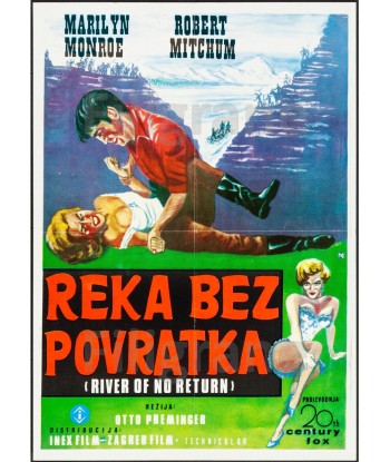 REKA bez POVRATKA FILM Rvhx-POSTER/REPRODUCTION d1 AFFICHE VINTAGE destockage