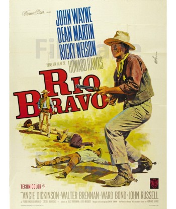 RIO BRAVO FILM Rtlv-POSTER/REPRODUCTION d1 AFFICHE VINTAGE l'évolution des habitudes 