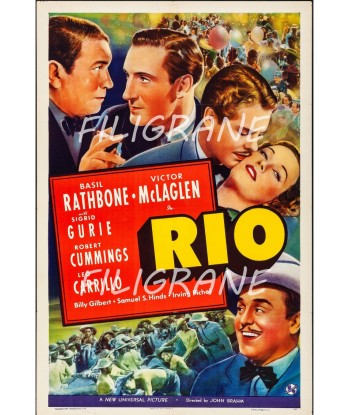 RIO FILM Rkjt-POSTER/REPRODUCTION d1 AFFICHE VINTAGE Vous souhaitez 