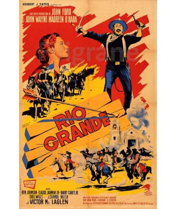 RIO GRANDE FILM Rwwh-POSTER/REPRODUCTION d1 AFFICHE VINTAGE votre restaurant rapide dans 