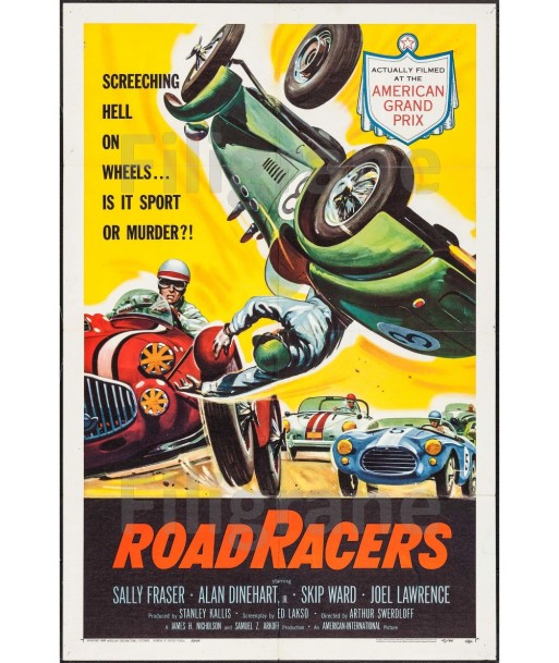 ROAD RACERS FILM Roba-POSTER/REPRODUCTION d1 AFFICHE VINTAGE Livraison rapide