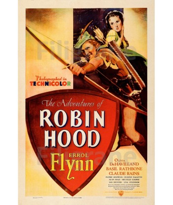 ROBIN HOOD FILM Rscb-POSTER/REPRODUCTION d1 AFFICHE VINTAGE 50-70% off 