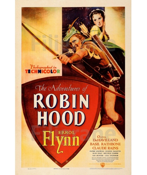 ROBIN HOOD FILM Rscb-POSTER/REPRODUCTION d1 AFFICHE VINTAGE 50-70% off 