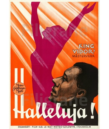 HALLELUIA FILM Rbmi-POSTER/REPRODUCTION d1 AFFICHE VINTAGE paiement sécurisé