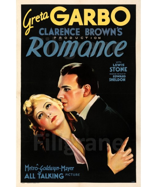 ROMANCE FILM Rkvc-POSTER/REPRODUCTION d1 AFFICHE VINTAGE les ctes