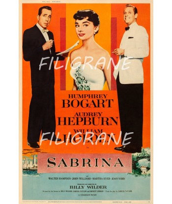 SABRINA FILM Rele-POSTER/REPRODUCTION d1 AFFICHE VINTAGE de la marque