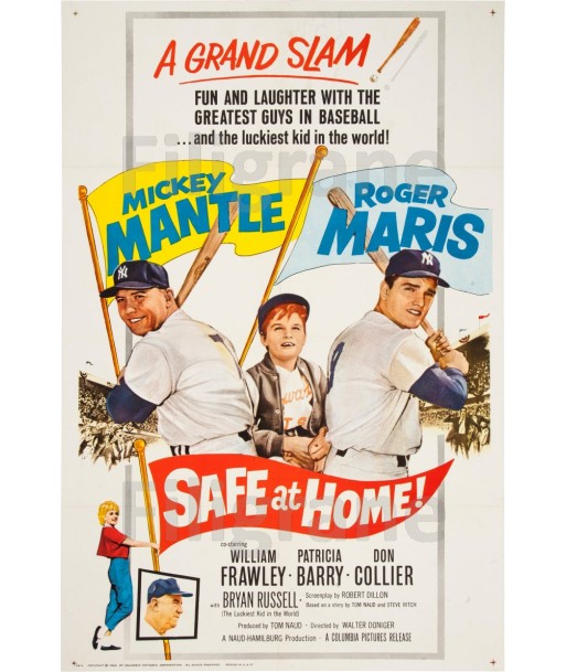 SAFE at HOME FILM Rbup-POSTER/REPRODUCTION d1 AFFICHE VINTAGE Les magasins à Paris et en Île-de-France