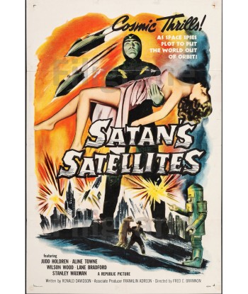 SATANS SATELLITES FILM Rzkm-POSTER/REPRODUCTION d1 AFFICHE VINTAGE Economisez 