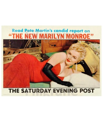 SATURDAY EVENING POST FILM Redw-POSTER/REPRODUCTION d1 AFFICHE VINTAGE pour bénéficier 