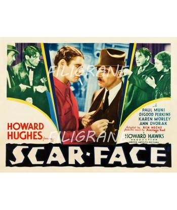 SCAR FACE FILM  Rlxj-POSTER/REPRODUCTION d1 AFFICHE VINTAGE Faites des économies