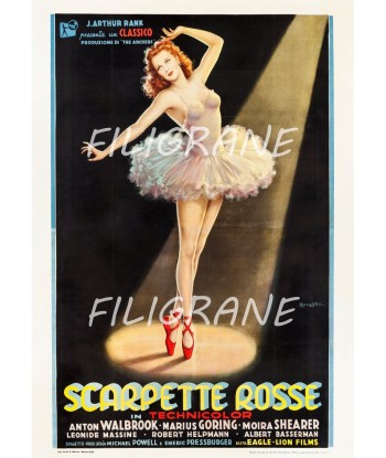 SCARPETTE ROSSE FILM Rhsd-POSTER/REPRODUCTION d1 AFFICHE VINTAGE est présent 