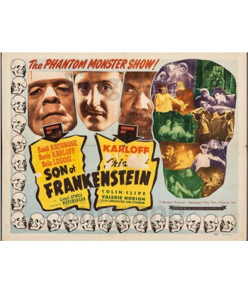 SON of FRANKENSTEIN FILM Rmcu-POSTER/REPRODUCTION d1 AFFICHE VINTAGE suggérées chez