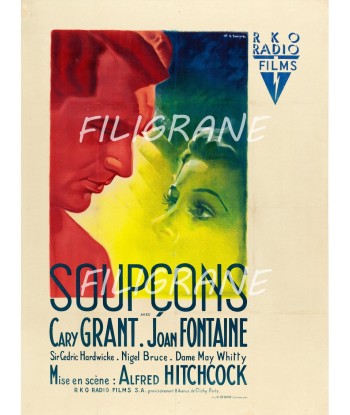 SOUPçONS FILM Rjjr-POSTER/REPRODUCTION d1 AFFICHE VINTAGE Fin de série