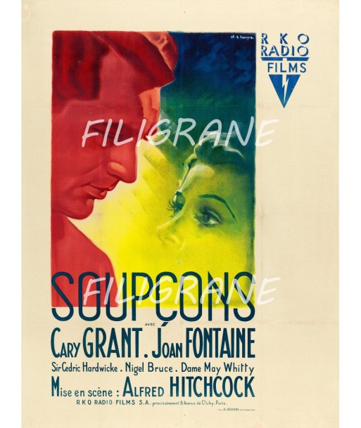 SOUPçONS FILM Rjjr-POSTER/REPRODUCTION d1 AFFICHE VINTAGE Fin de série