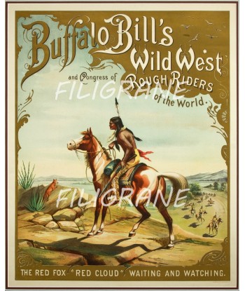 SPECTACLE BUFFALO BILL INDIEN Rrqu-POSTER/REPRODUCTION d1 AFFICHE VINTAGE les ligaments